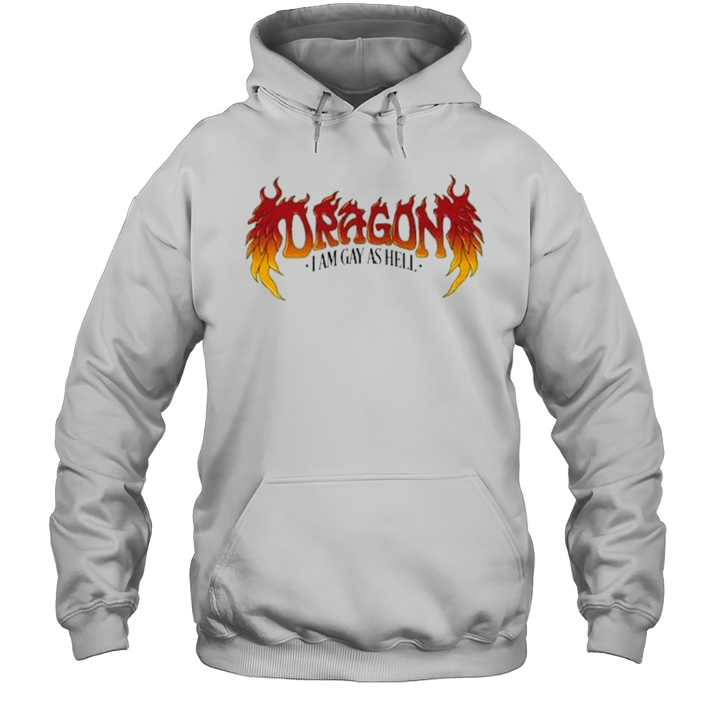 Dragon I Am Gay As Hell T-Shirt Unisex Hoodie