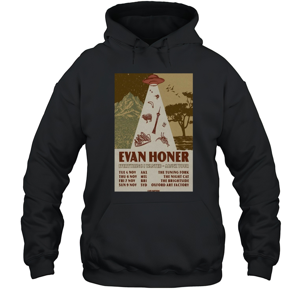 Evan Honer Tour Summer 2025 Poster T-Shirt Unisex Hoodie