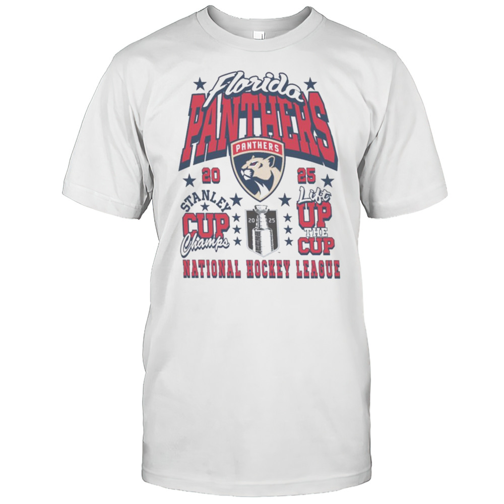 Florida Panthers 2025 Stanley Cup Champions Lift The Cup T Shirt