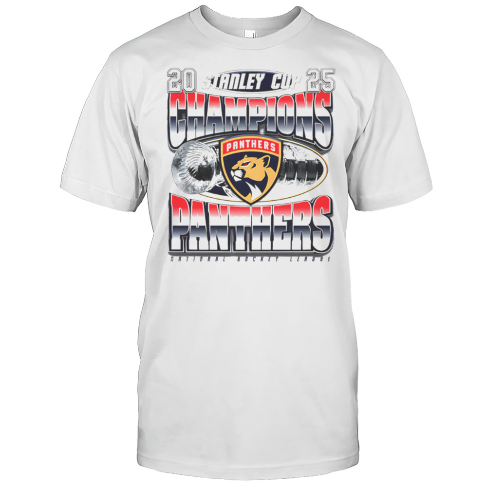 Florida Panthers 2025 Stanley Cup Champions Team Victory Shirt