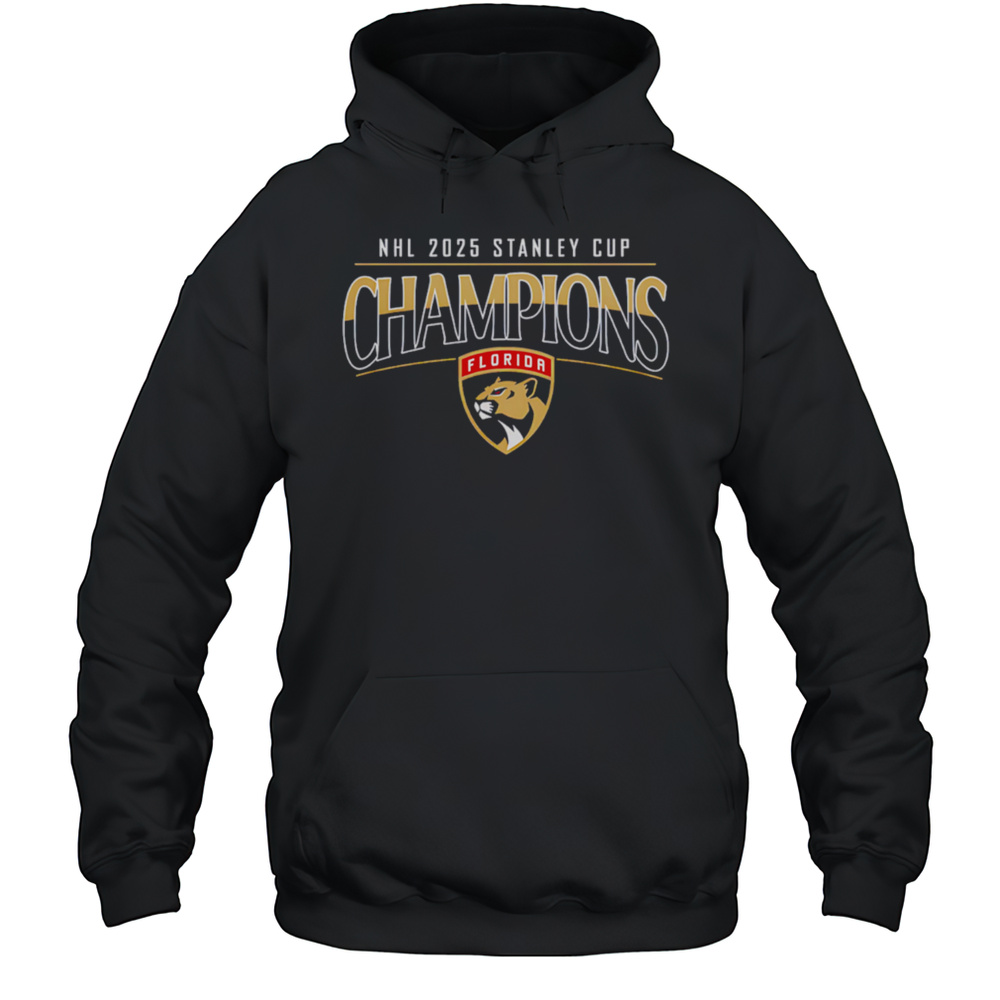 Florida Panthers NHL 2025 Stanley Cup Champions Logo Shirt Unisex Hoodie