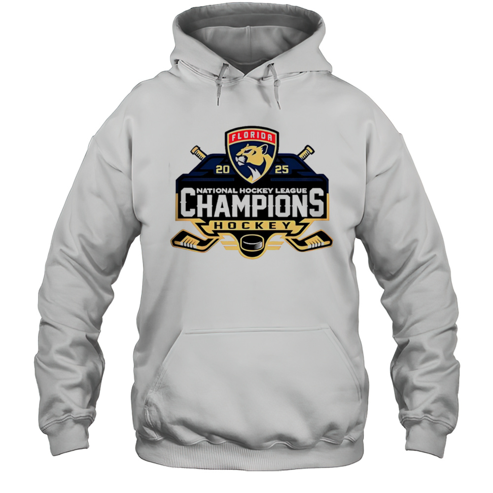 Florida Panthers NHL National Hockey League Champions 2025 Shirt Unisex Hoodie