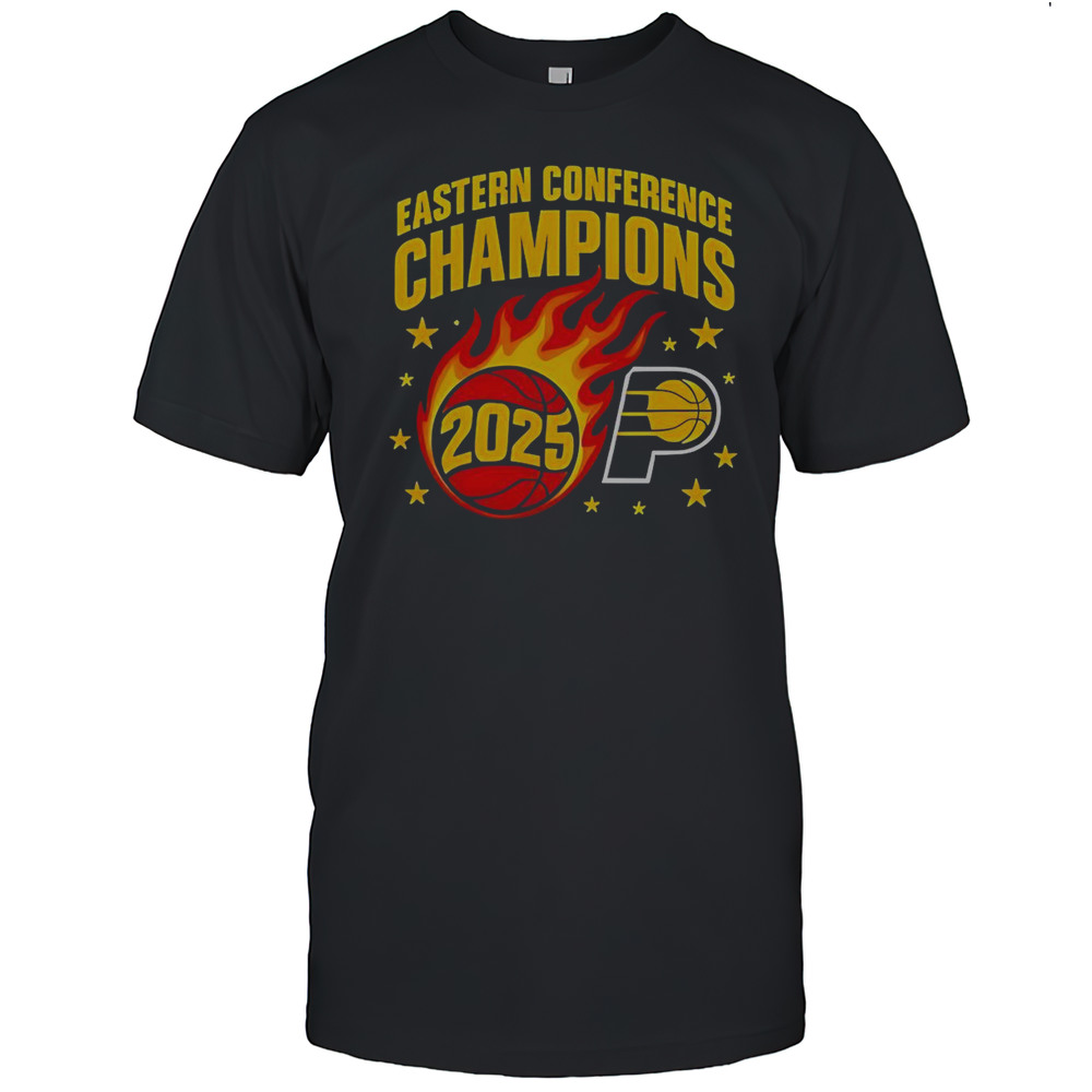 Indiana Pacers Eastern Conference Champions 2025 T-Shirt