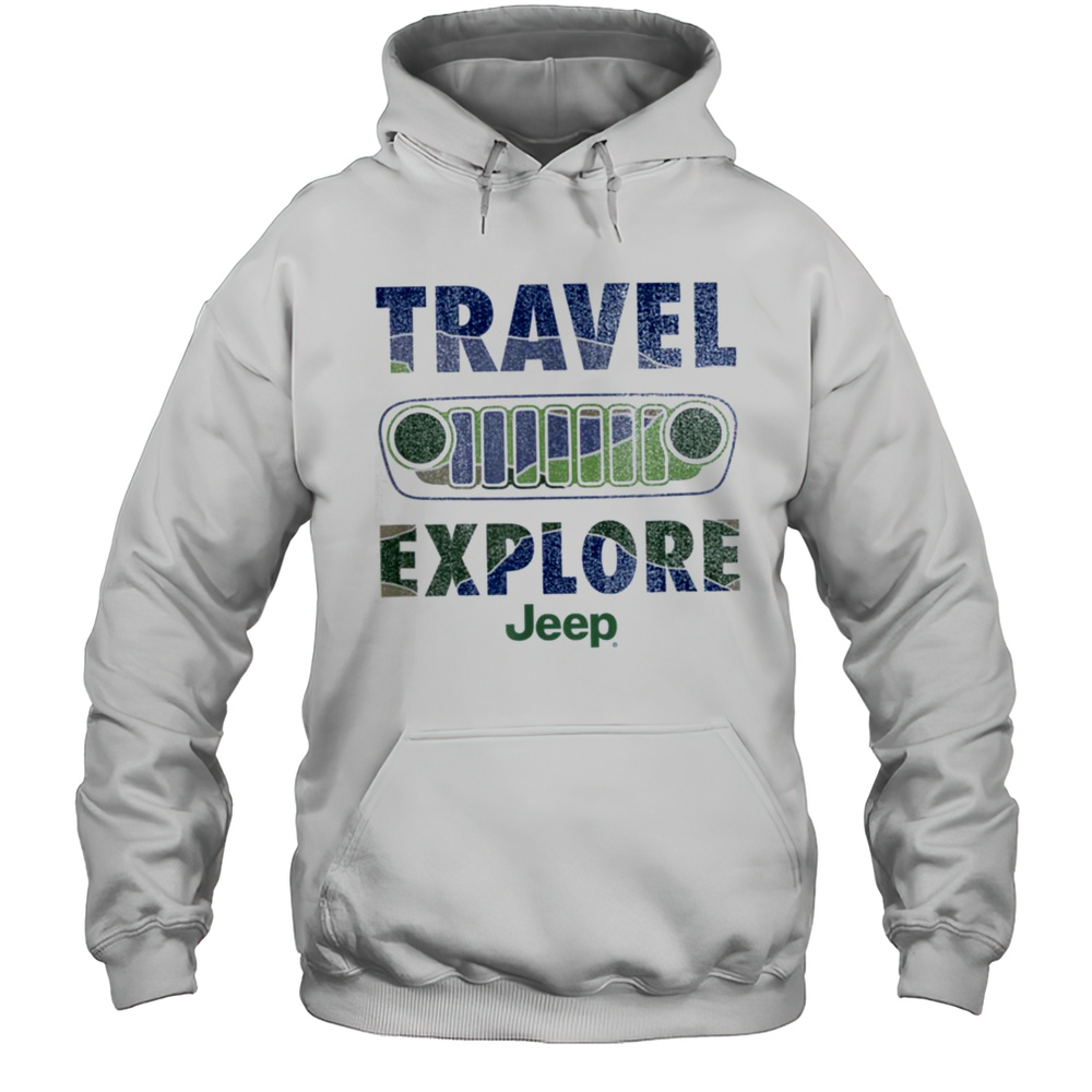 Jeep June Travel Explore Officially Licensed T Shirt Unisex Hoodie