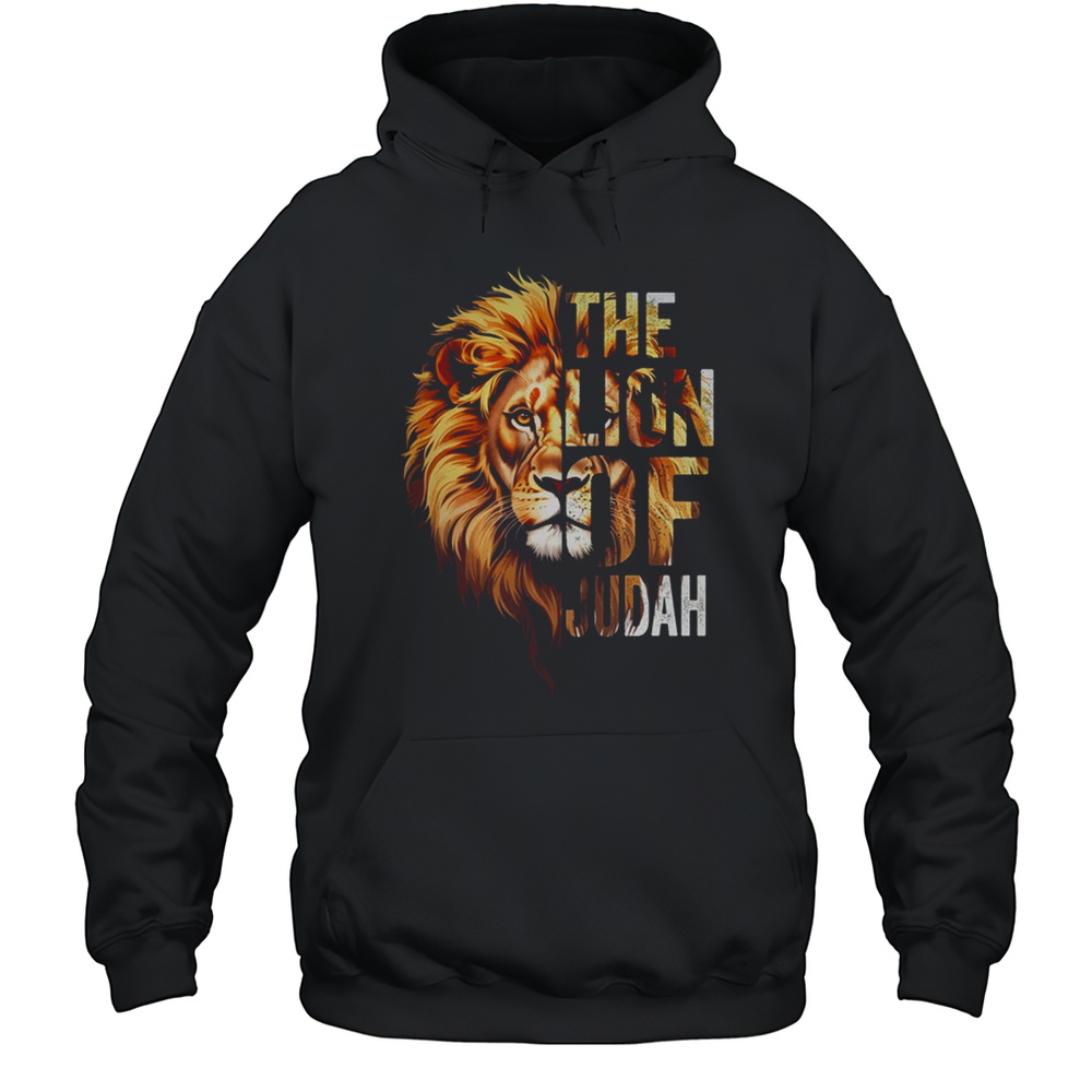 Jesus The Lion Of Judah Religious Christian For Men Women Shirt Unisex Hoodie