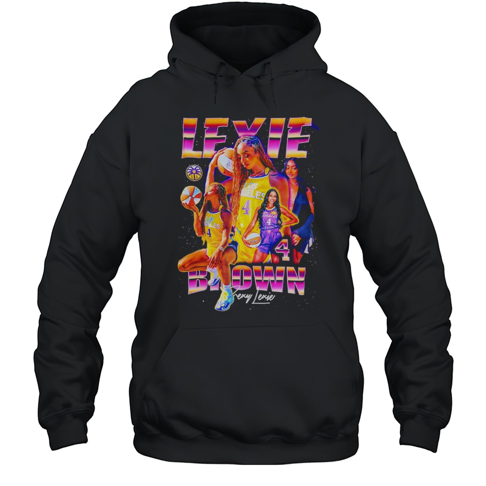 Lexie Brown Los Angeles Sparks WNBA Bootleg Shirt Unisex Hoodie