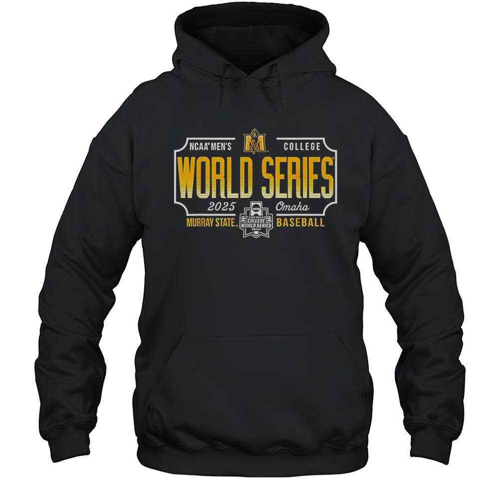 NCAA Mens College World Series Murray State Racers 2025 Baseball T-Shirt Unisex Hoodie