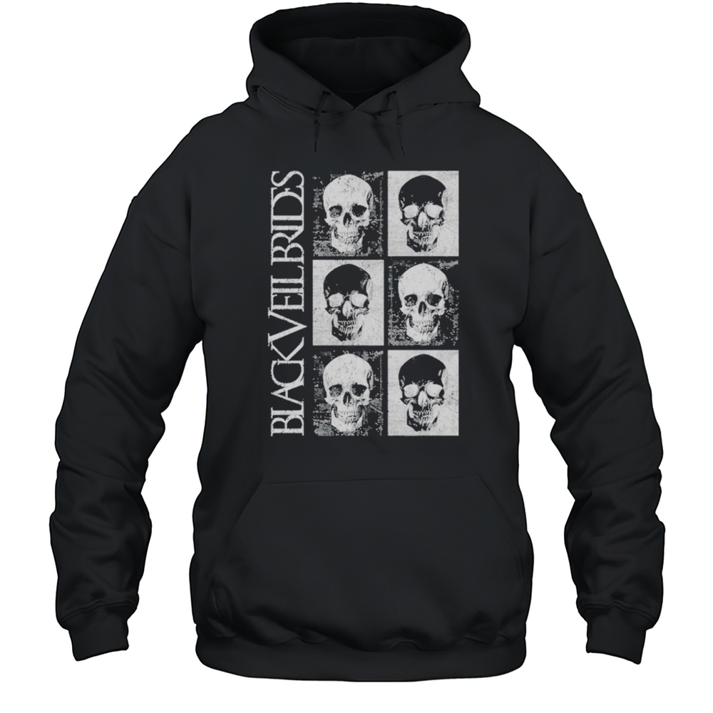Skulls Black Veil Brides T-Shirt Unisex Hoodie
