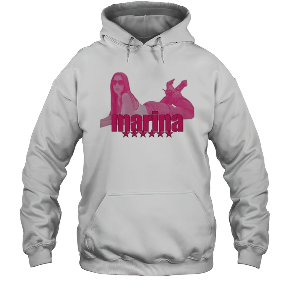 Total Pink Marina White Shirt Unisex Hoodie