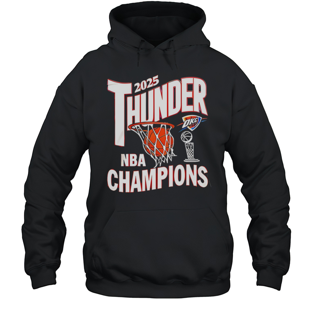 2025 Thunder NBA Champions Shirt Unisex Hoodie
