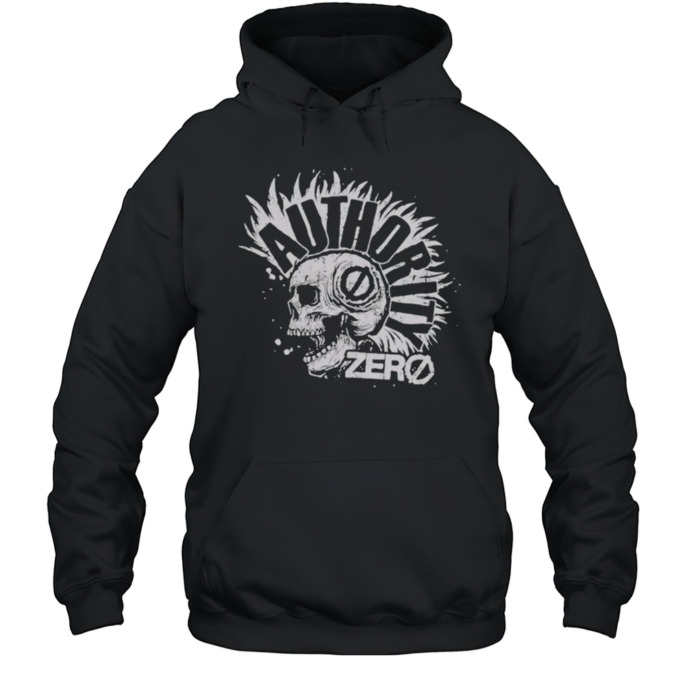 Authority Zero Mohawk Skull T-shirt Unisex Hoodie