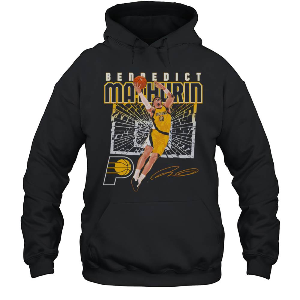 Bennedict Mathurin Indiana Pacers Shattered Shirt Unisex Hoodie