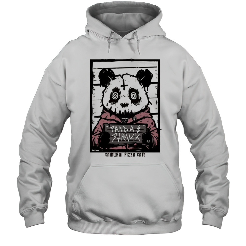 Bravado Samurai Pizza Cats Pandastruck Mugshot Shirt Unisex Hoodie