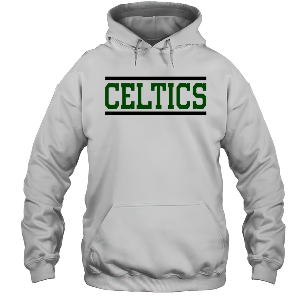 Celtics Horizontal Lines Shirt Unisex Hoodie