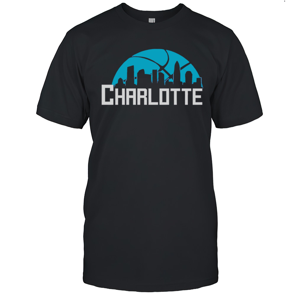 Charlotte Hornets Cityscape Skyline Style 2025 Shirt