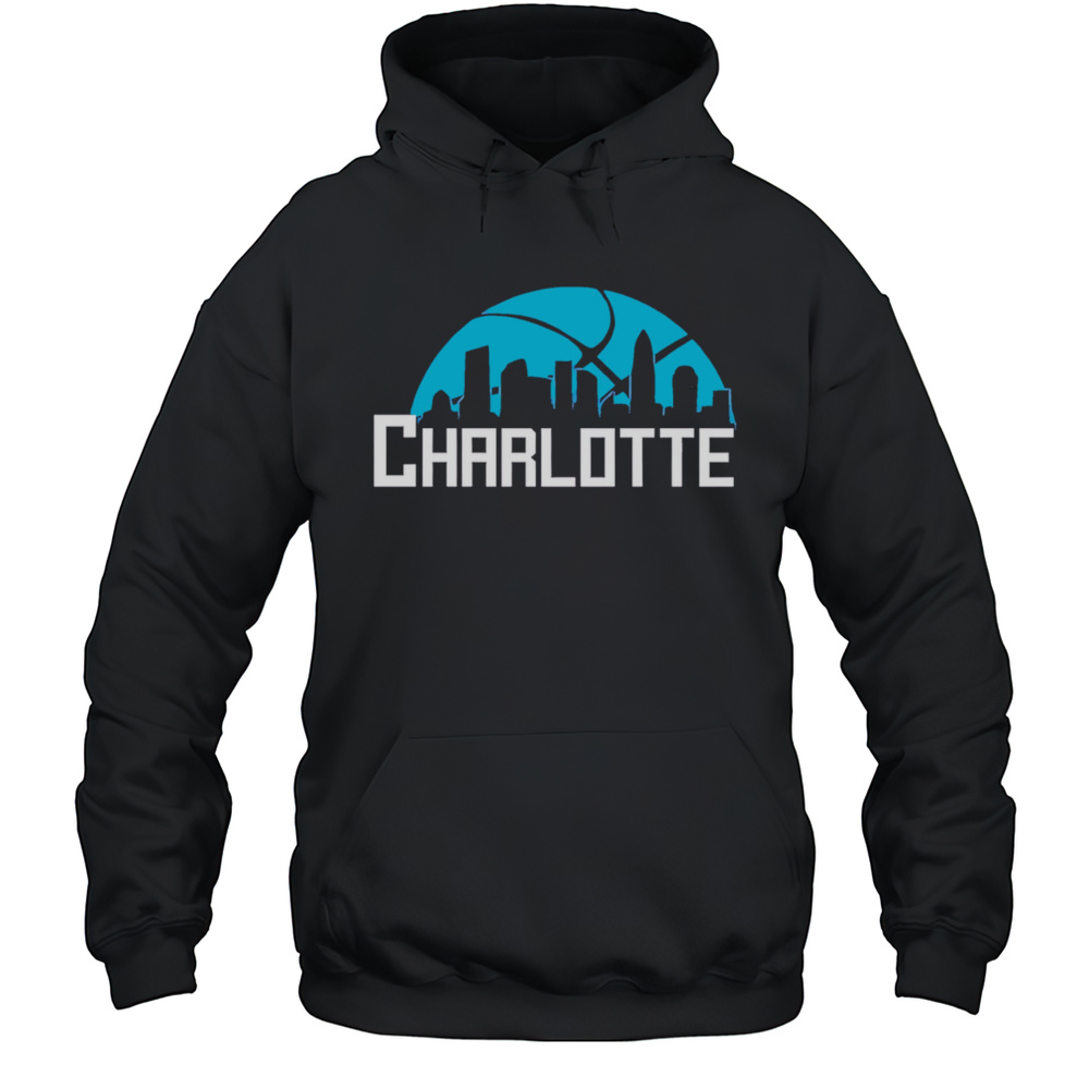 Charlotte Hornets Cityscape Skyline Style 2025 Shirt Unisex Hoodie