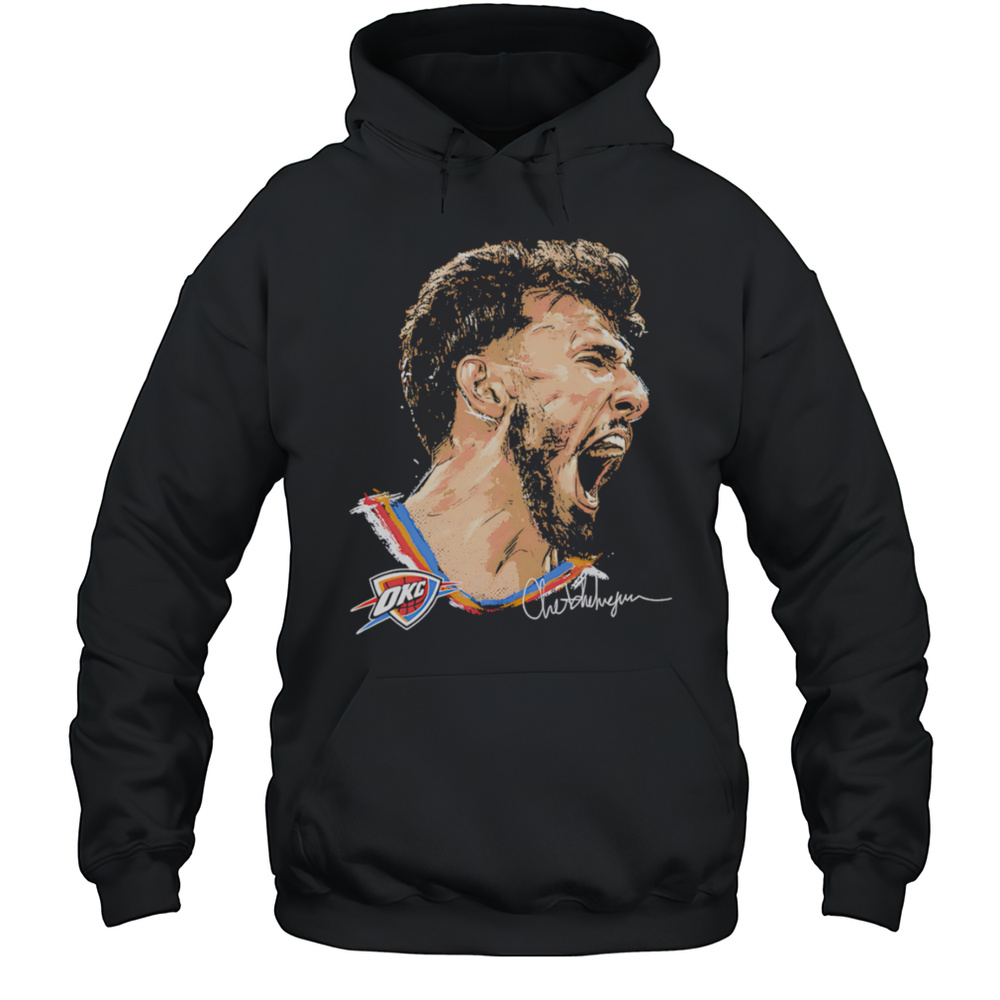Chet Holmgren Oklahoma City Thunder Scream Shirt Unisex Hoodie
