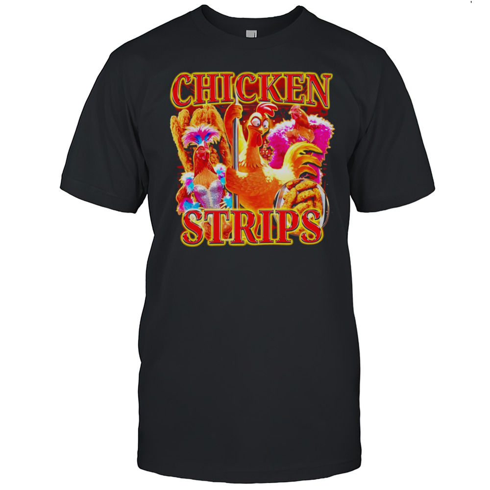 Chicken Strips Graphic Funny Shirt