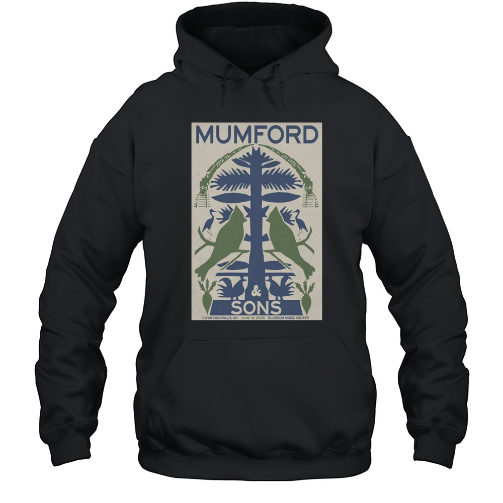 Cuyahoga Falls OH Mumford  Sons 06 18 2025 T-Shirt Unisex Hoodie
