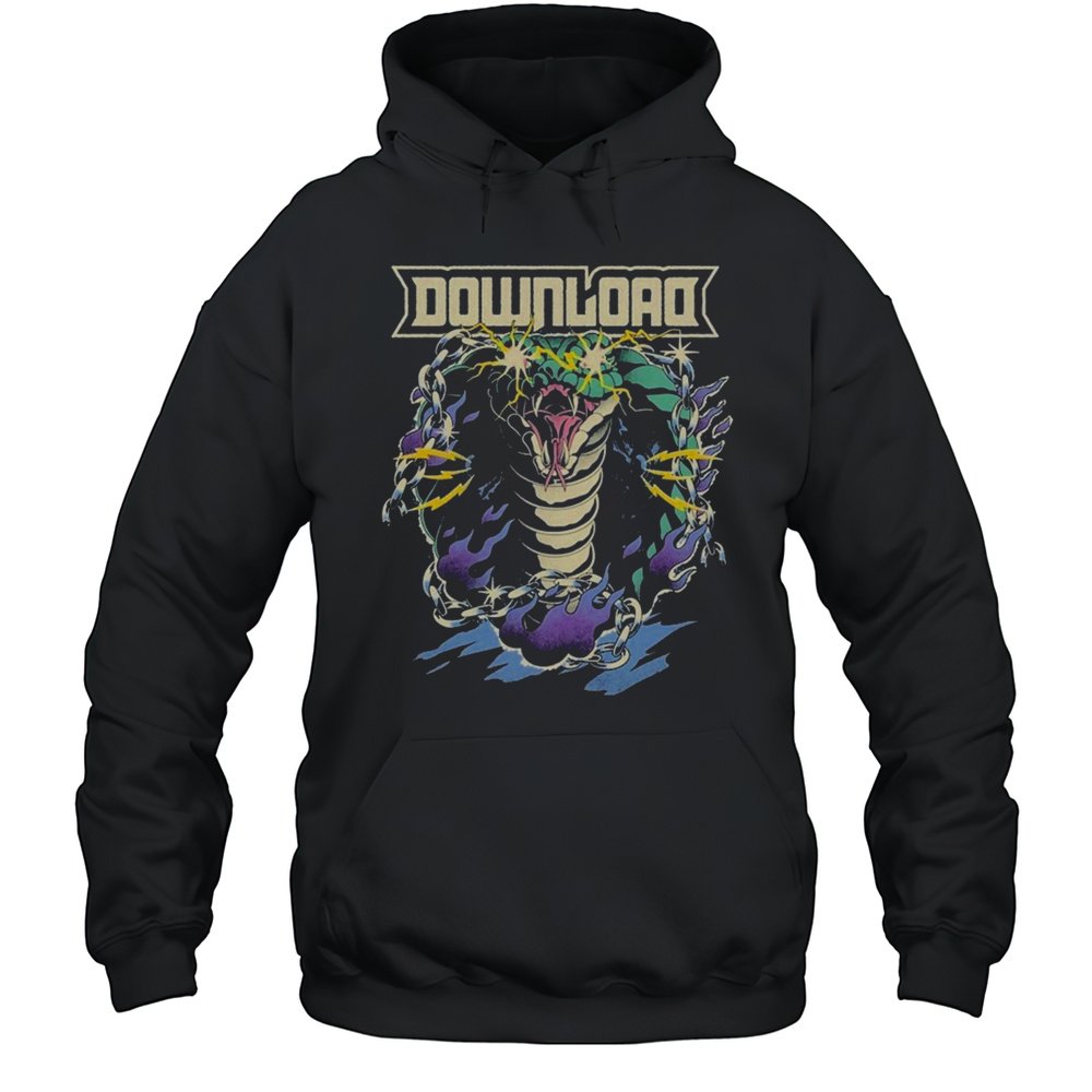 Download Festival Snake Lightning 2025 T-shirt Unisex Hoodie