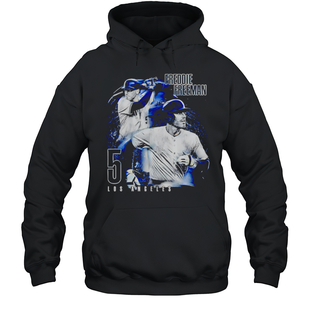 Freddie Freeman Los Angeles D Grunge Shirt Unisex Hoodie