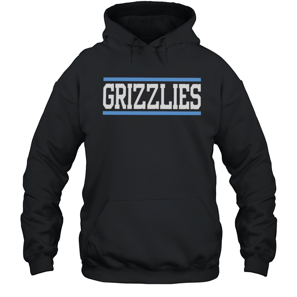 Grizzlies Horizontal Lines Shirt Unisex Hoodie