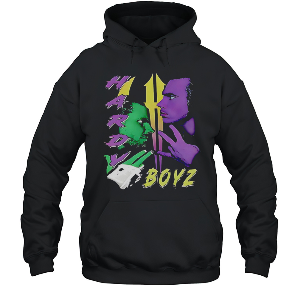 Hardy Boyz Big Head Cartoon Graphic Shirt Unisex Hoodie