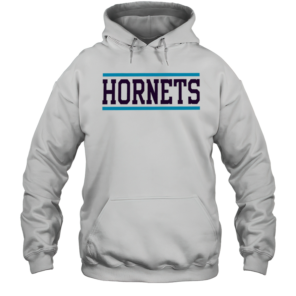 Hornets Horizontal Lines Shirt Unisex Hoodie
