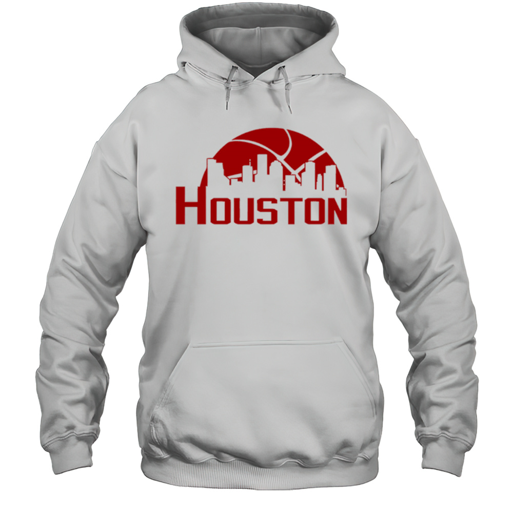 Houston Rockets Cityscape Skyline Style 2025 Shirt Unisex Hoodie