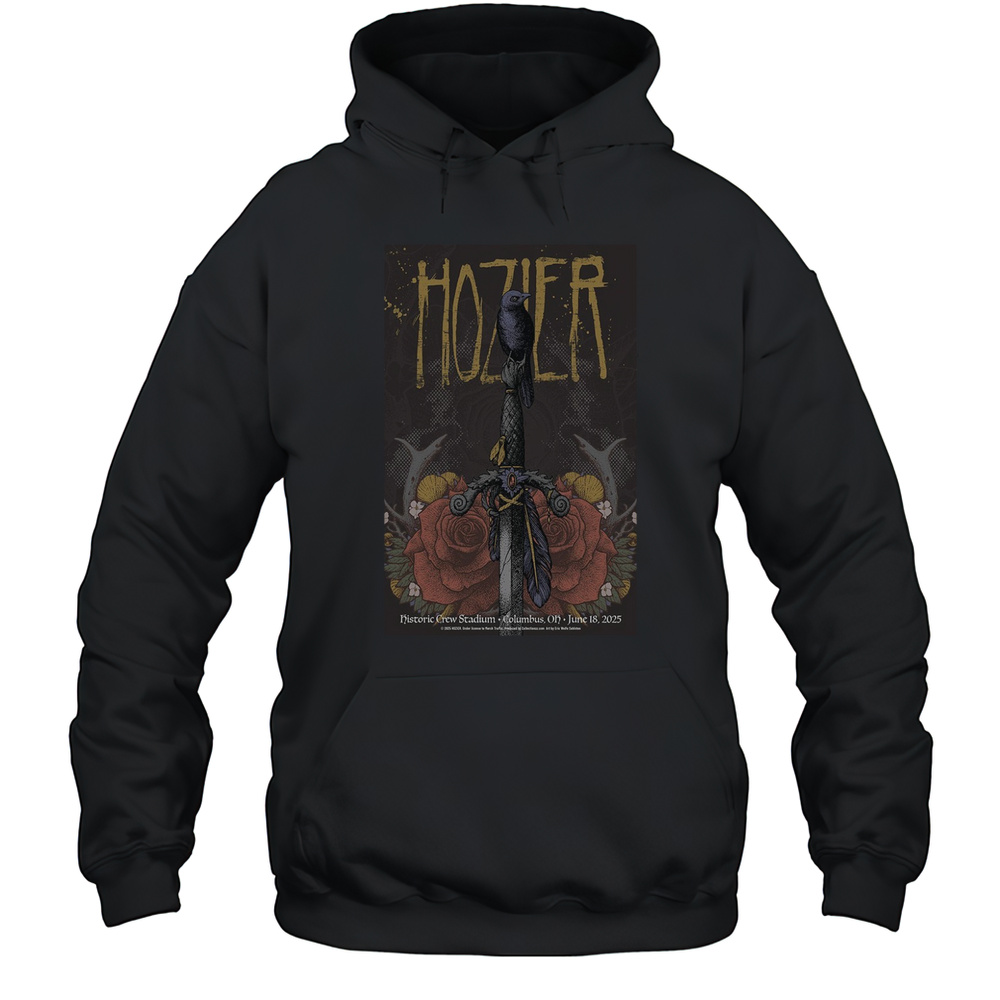 Hozier Jun 18 2025 Historic Crew Stadium Columbus OH Poster T-Shirt Unisex Hoodie