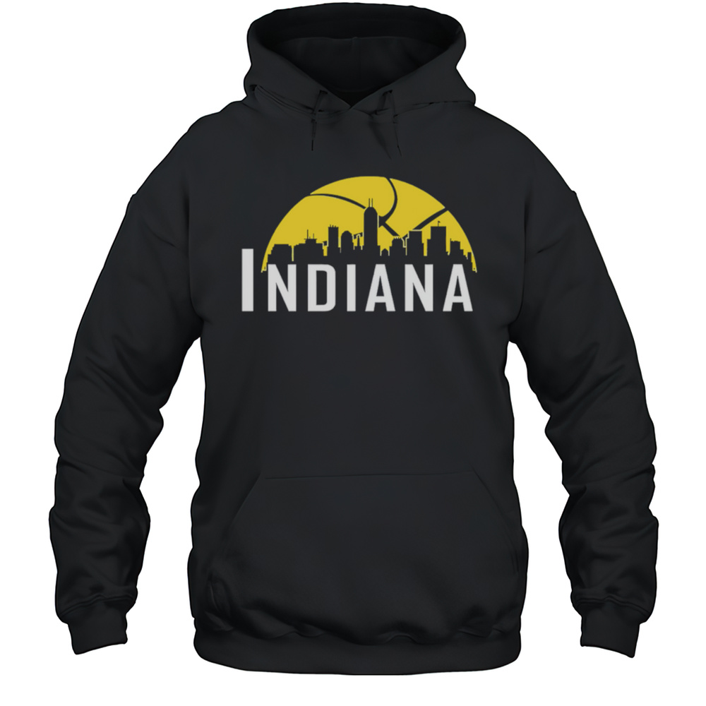 Indiana Pacers Cityscape Skyline Style 2025 Shirt Unisex Hoodie
