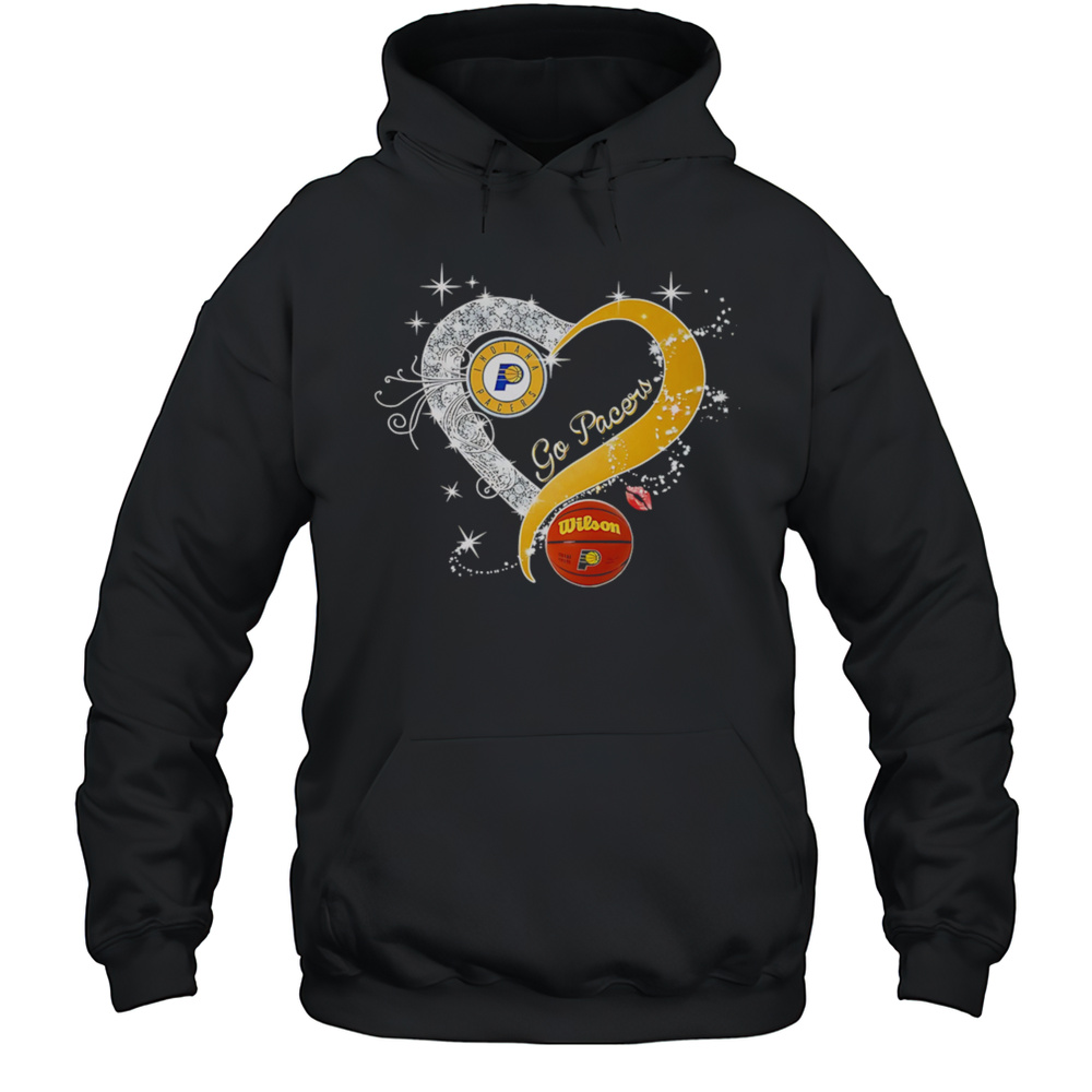 Indiana Pacers Go Pacers Heart Shirt Unisex Hoodie