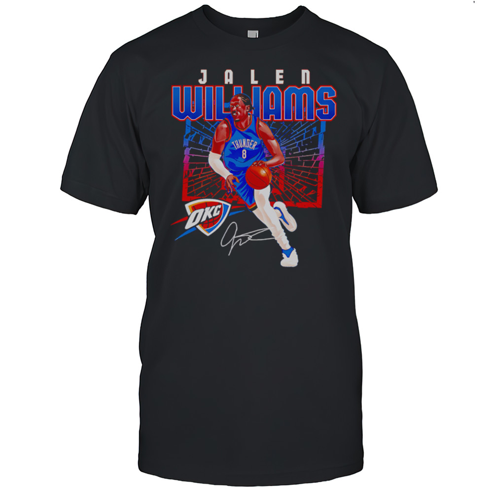 Jalen Williams Oklahoma City Thunder Shattered Shirt
