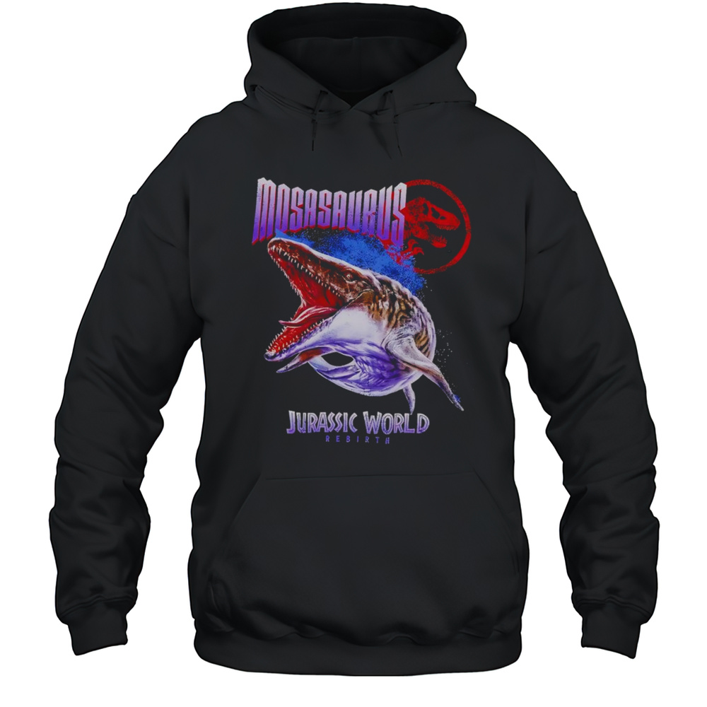 Jurassic World Rebirth Mosasaurus Shirt Unisex Hoodie