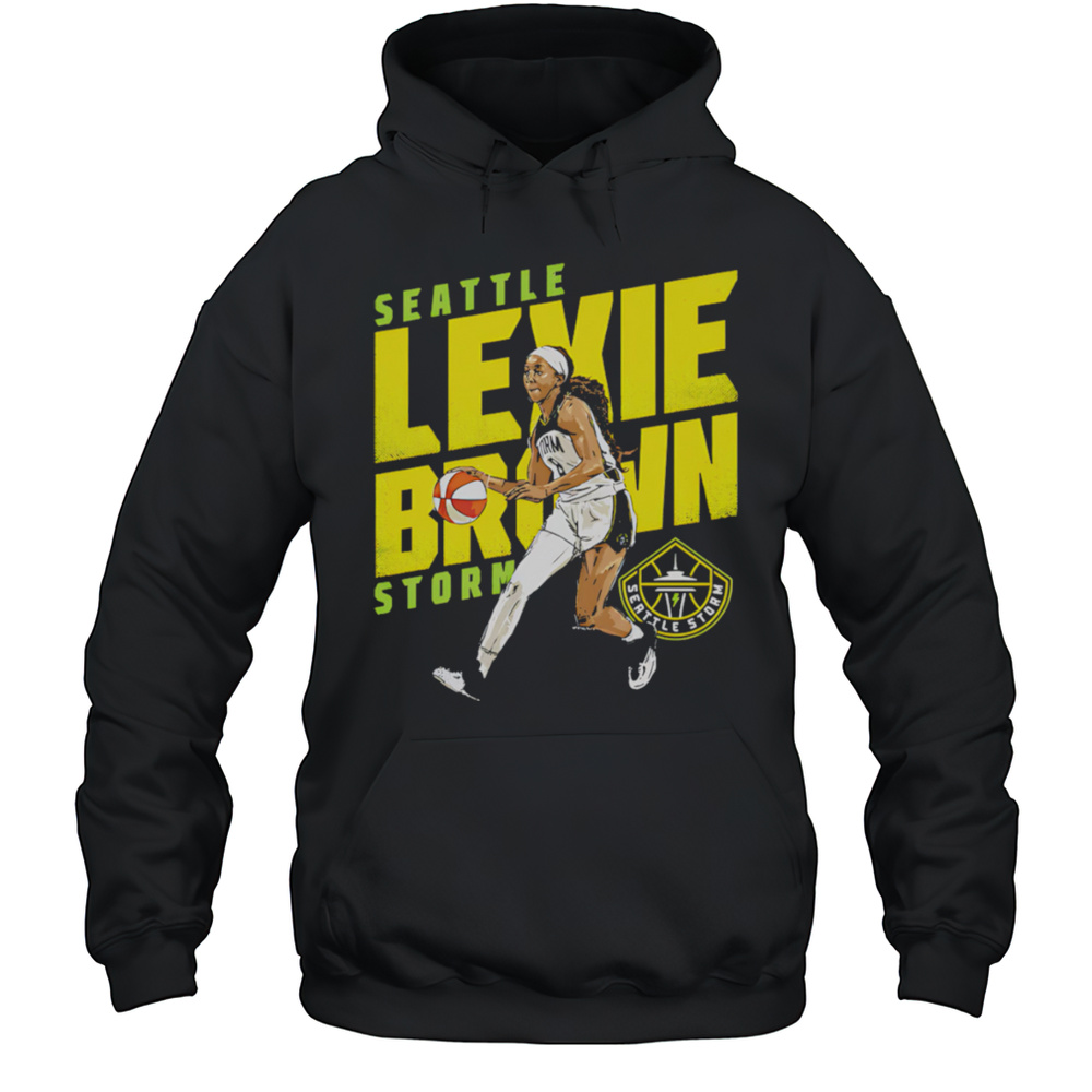 Lexie Brown Seattle Storm Slant Shirt Unisex Hoodie