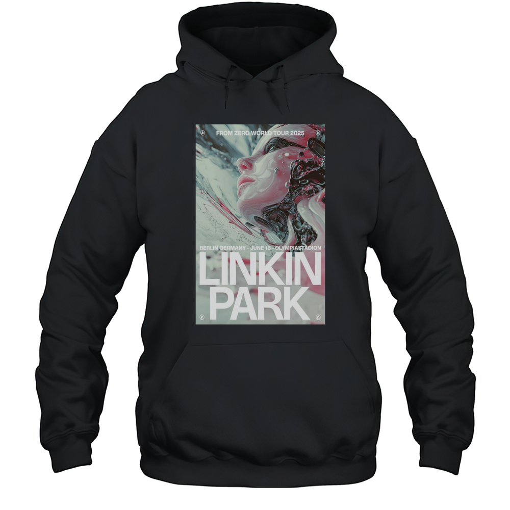 Linkin Park Olympiastadion June 18 2025 Berlin Germany Concert Poster T-Shirt Unisex Hoodie
