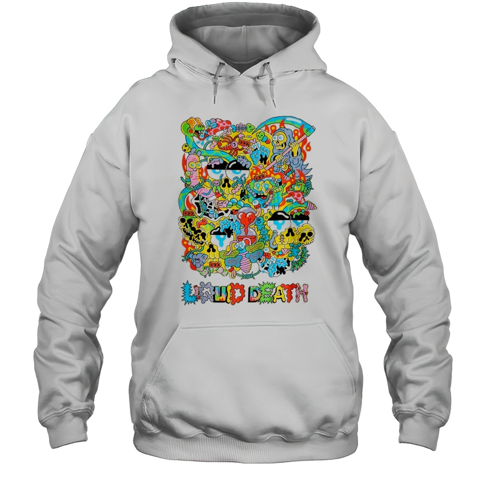 Liquid Death Happy Death Time T-shirt Unisex Hoodie