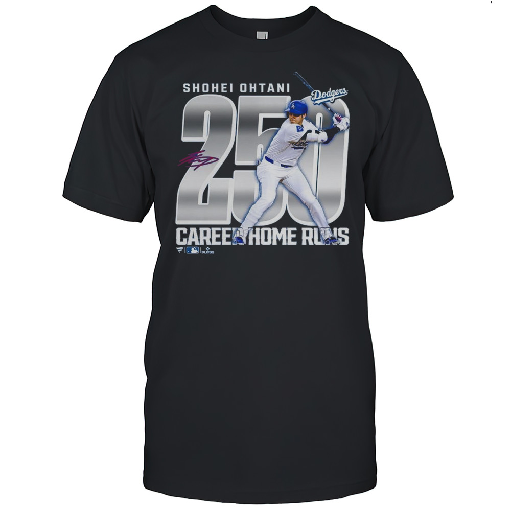 Los Angeles Dodgers Shohei Ohtani 250 Career Home Runs Shirt
