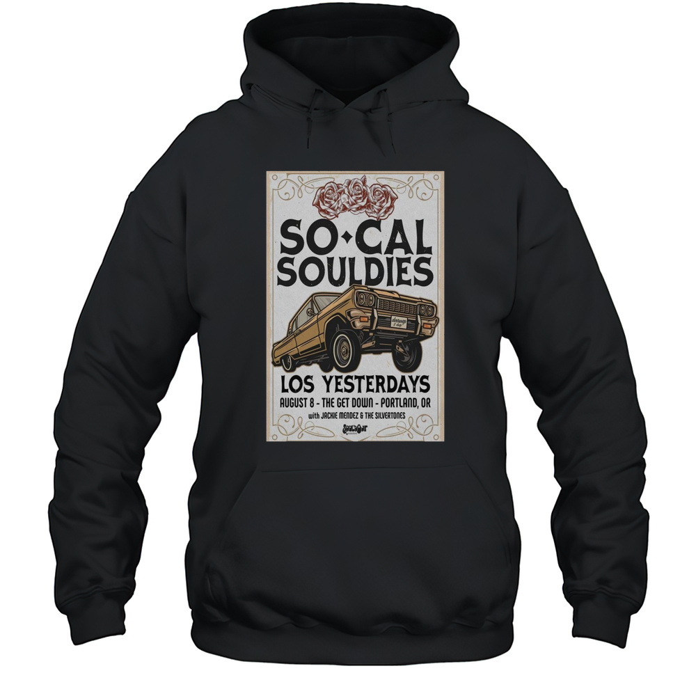 Los Yesterdays Aug 08 2025 Portland Tour Poster T-Shirt Unisex Hoodie