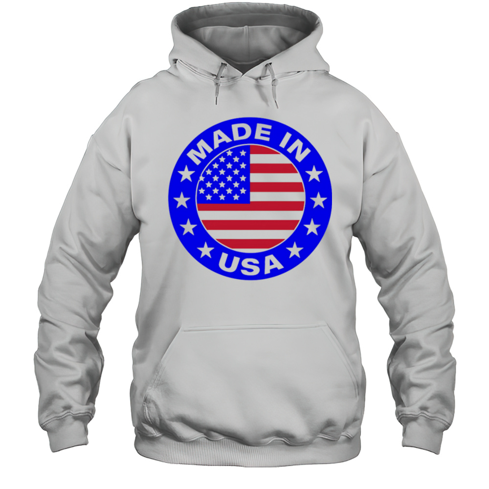 Made In The USA Badge Shirt Unisex Hoodie