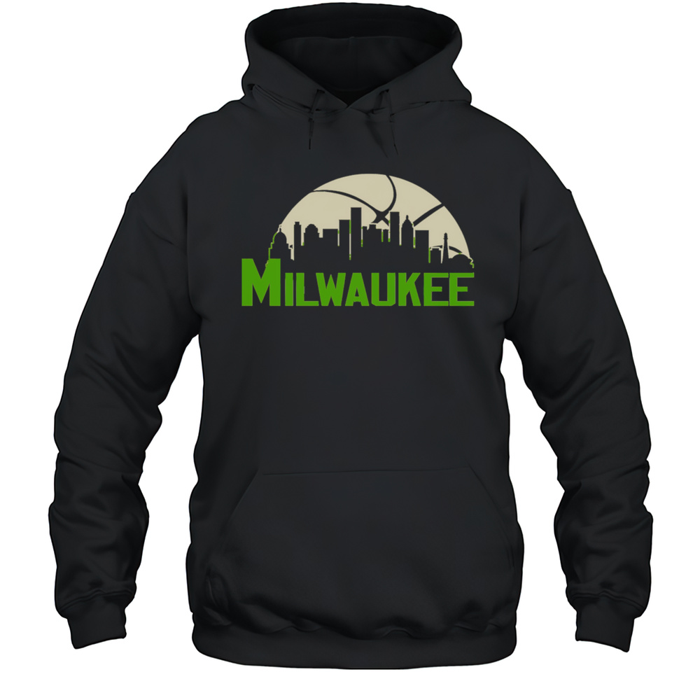 Milwaukee Bucks Cityscape Skyline Style 2025 Shirt Unisex Hoodie