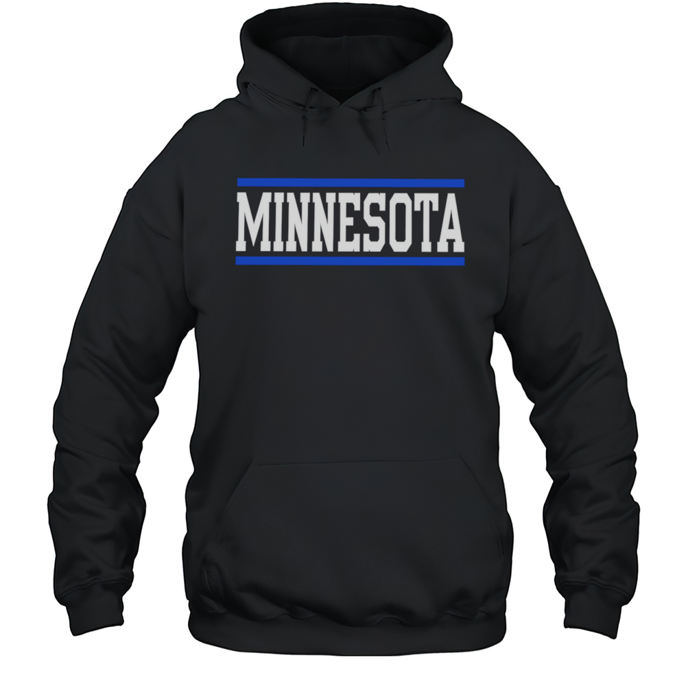 Minnesota Horizontal Lines Shirt Unisex Hoodie