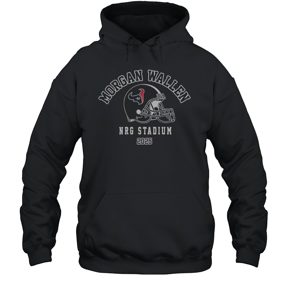 Morgan Wallen X Houston Texans NRG Stadium 2025 Tour T-Shirt Unisex Hoodie