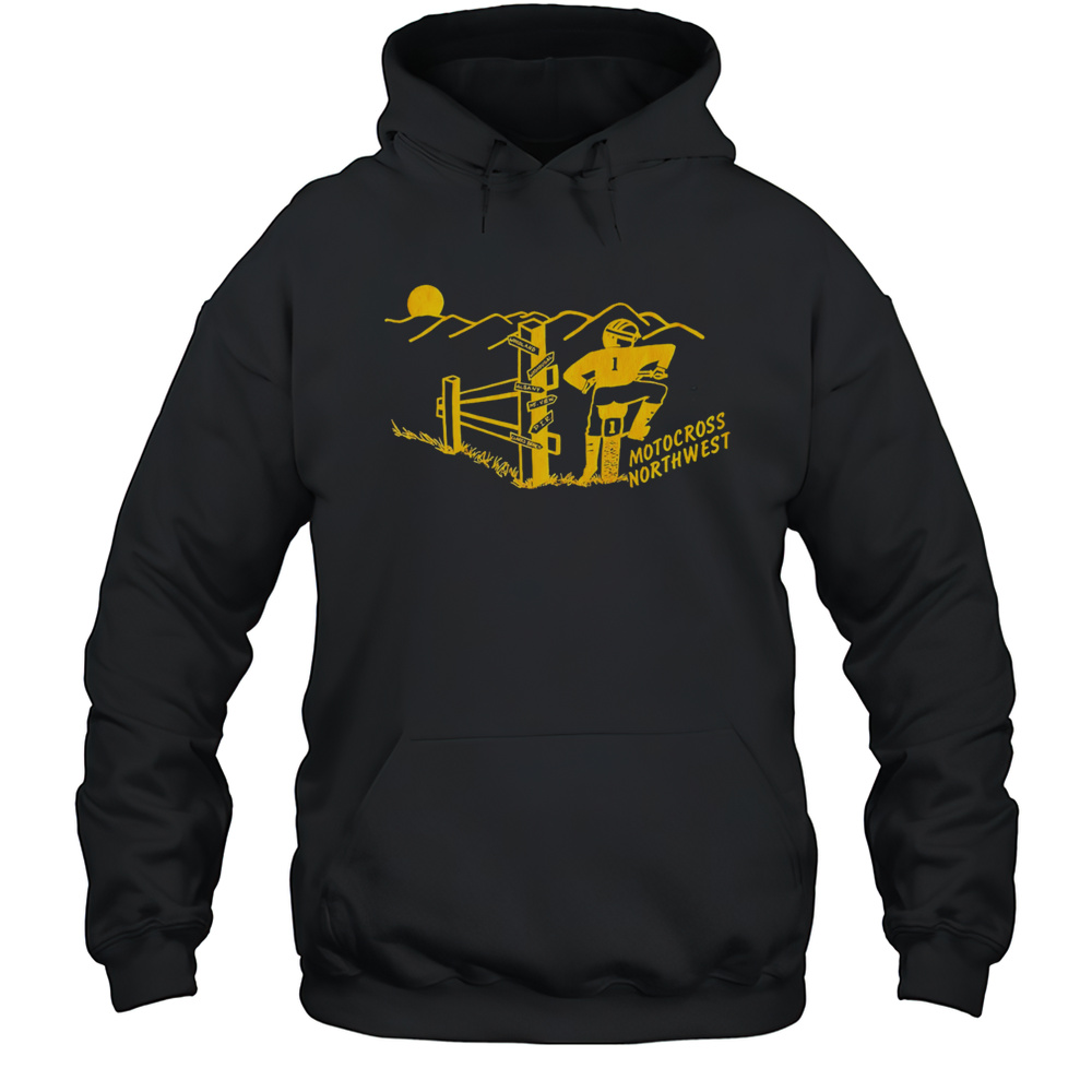 Motocross Northwest Vintage 90s Shirt Unisex Hoodie