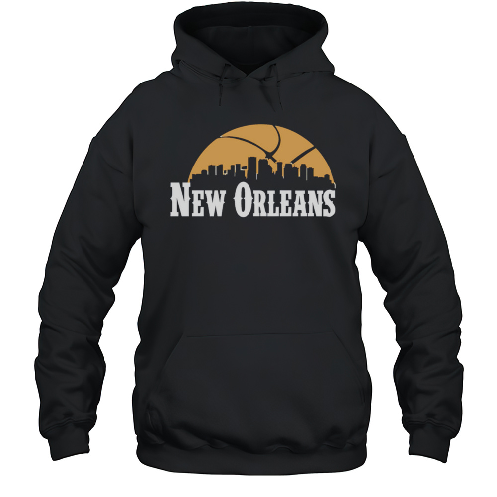 New Orleans Pelicans Cityscape Skyline Style 2025 Shirt Unisex Hoodie