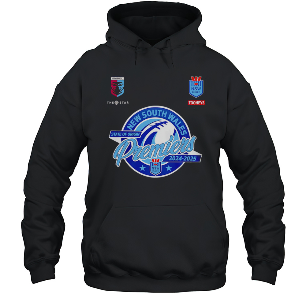 NSW Blues 2025 Premiers State Of Origin Shirt Unisex Hoodie