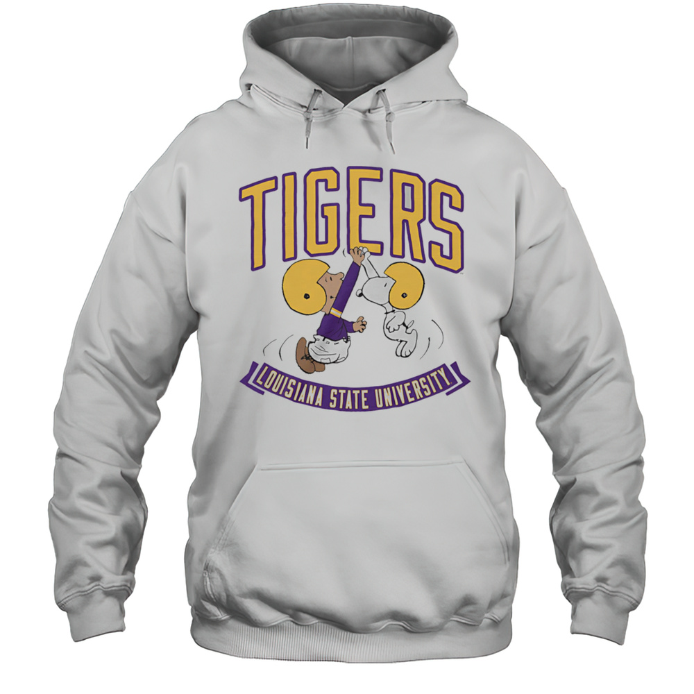 Peanuts X LSU Football Shirt Unisex Hoodie
