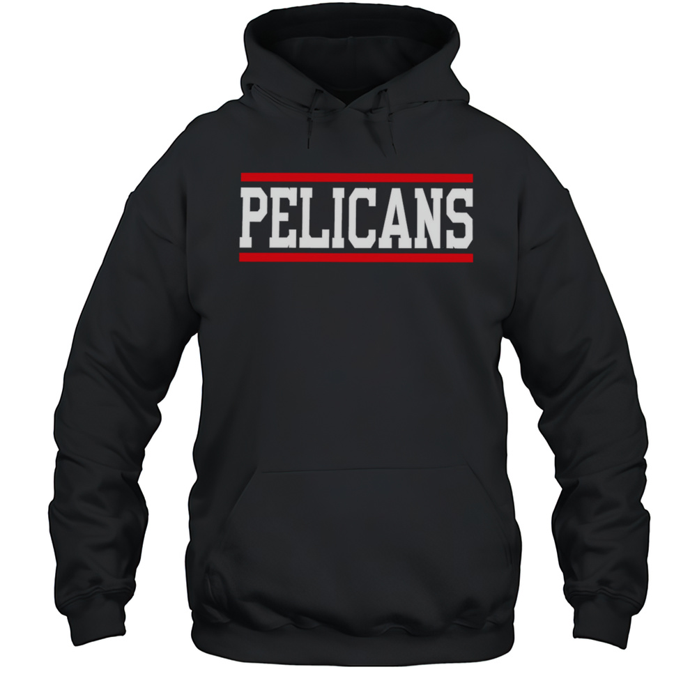 Pelicans Horizontal Lines Shirt Unisex Hoodie