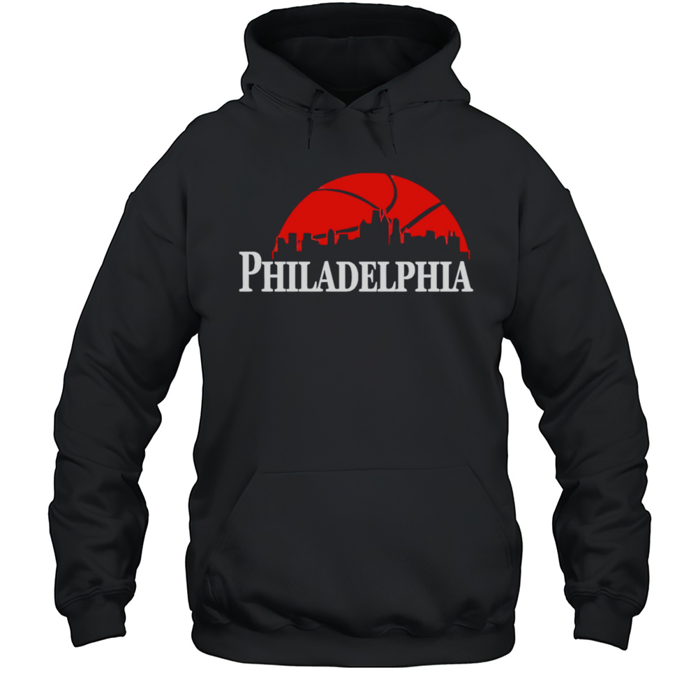 Philadelphia 76ers Cityscape Skyline Style 2025 Shirt Unisex Hoodie