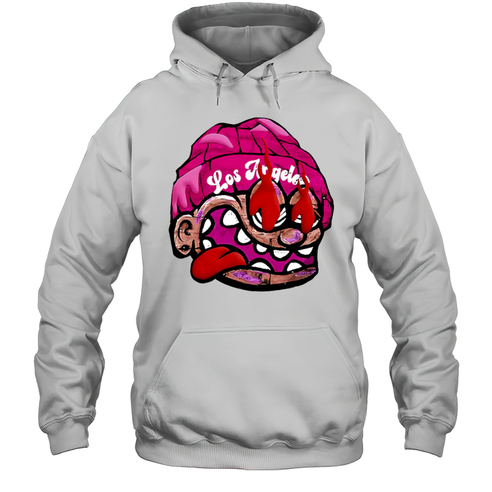 Quirky Cartoon Big Face Los Angeles Shirt Unisex Hoodie